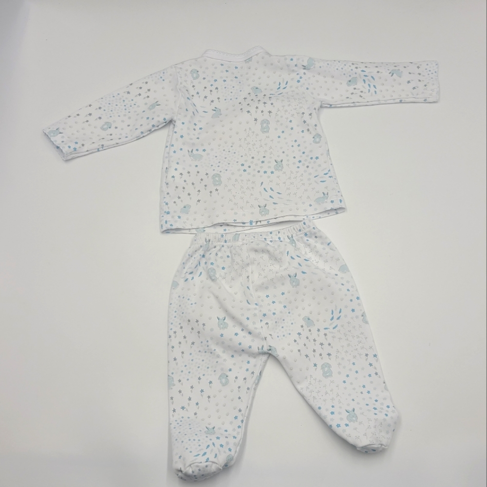 Babycottons baby boy Pima cotton bunny outfit size 3 months - Picture 6 of 6